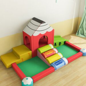 SPK14591 Kids Crayon Soft Play House